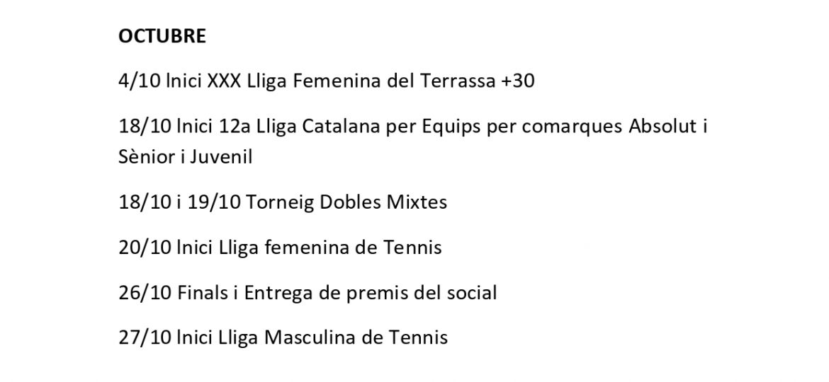 programació inici   esportiva